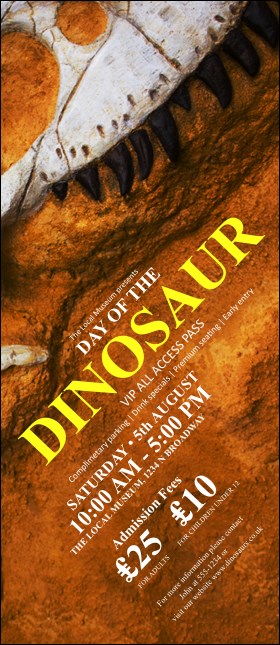 Dinosaur VIP Pass Product Front