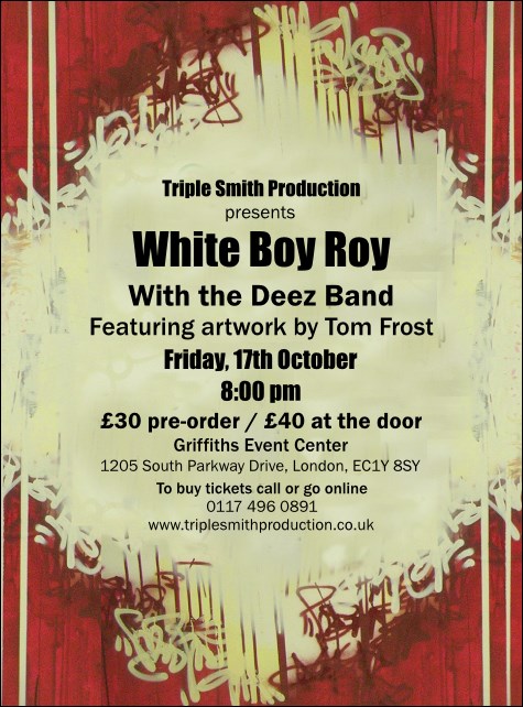 Red Hip Hop Flyer Product Front