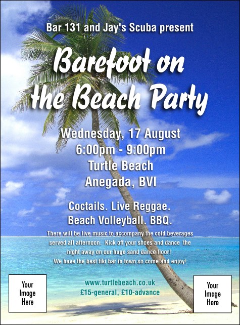 Palm Tree Flyer Product Front