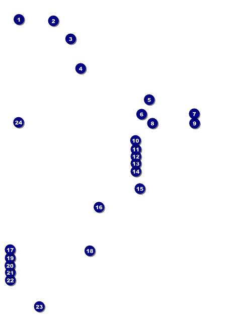 Class Reunion Mascot Purple Flyer Front Field Markers