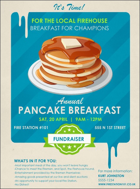Pancake Breakfast Flyer Product Front