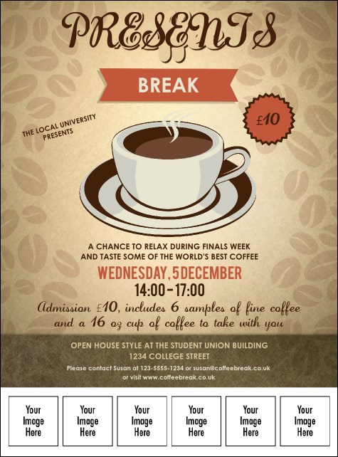 Coffee Logo Flyer Product Front