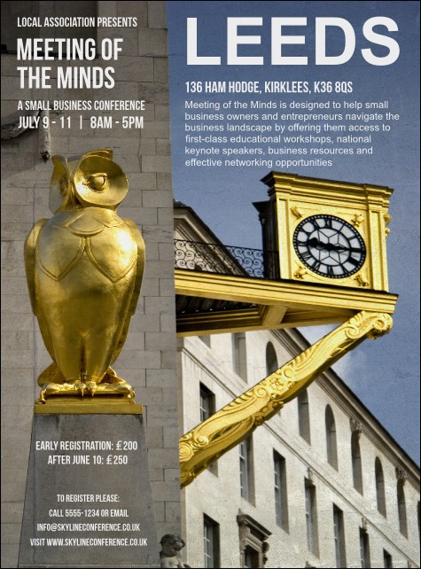 Leeds Flyer Product Front