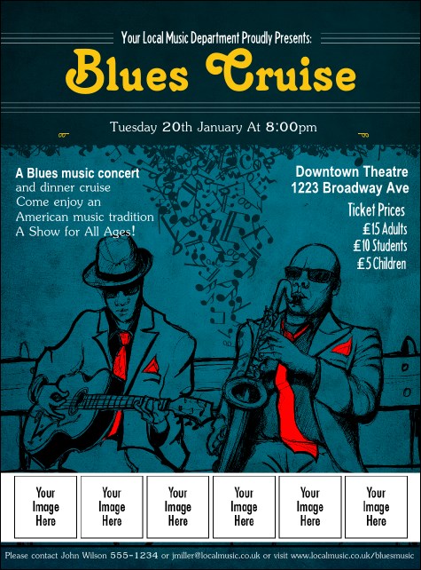 Blues Cruise Logo Flyer
