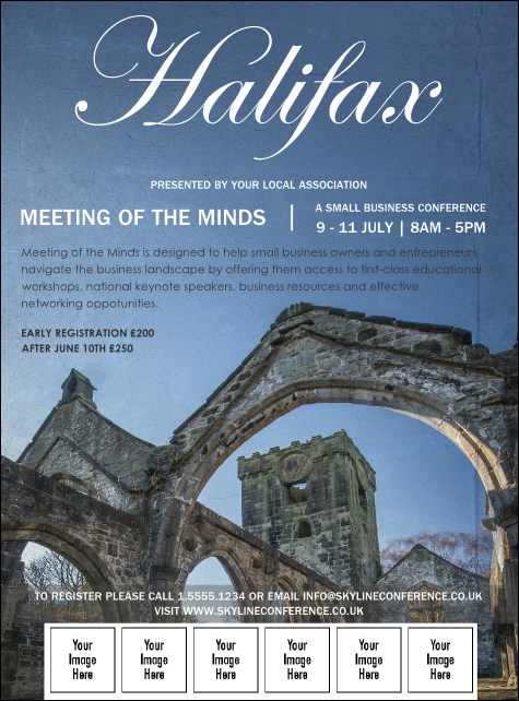 Halifax Logo Flyer Product Front