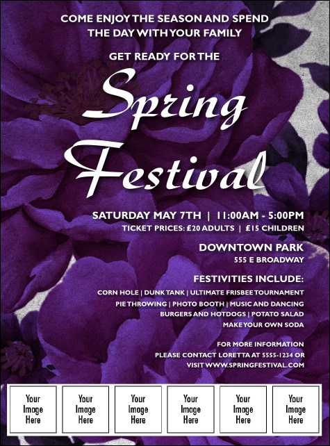 Spring Logo Flyer Product Front