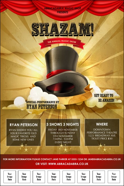 Magic Show Logo Poster Product Front