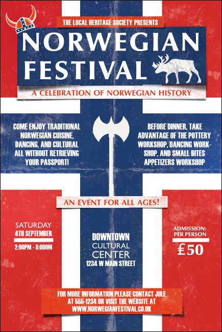 Norwegian Poster Product Front