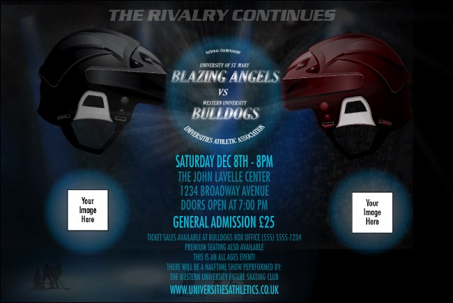 Hockey Faceoff Poster Product Front