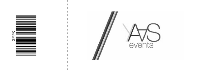 Black Tie Gala Event Ticket Product Back