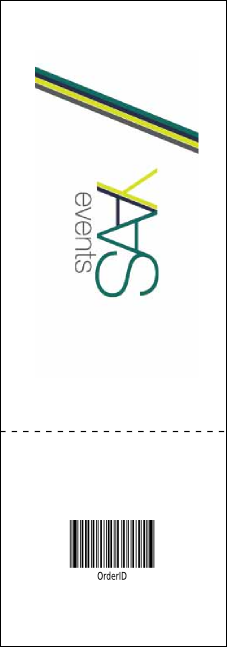 Spring Event Ticket Product Back