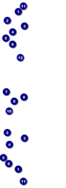 Sports Green and White Event Ticket Front Field Markers