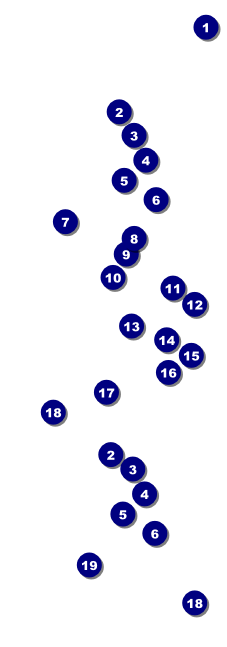 Spaghetti Event Ticket Front Field Markers