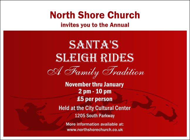 Christmas Scene Invitation