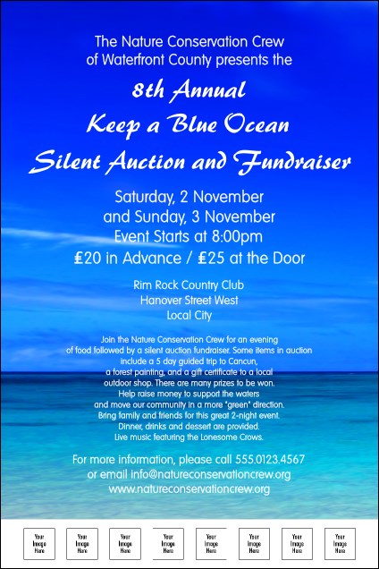 Nature Series - Blue Ocean Poster Product Front