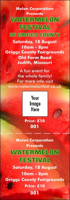 Picnic Event Ticket Product Front