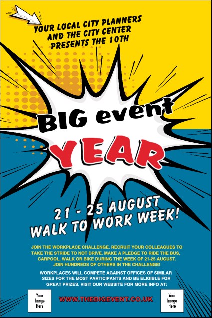 Retro Comic Book Poster Product Front