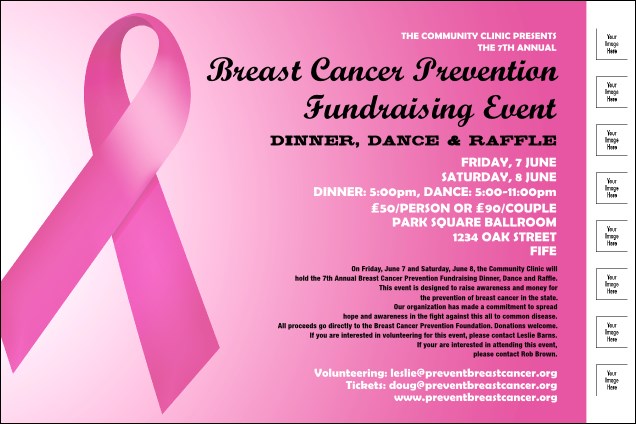 Pink Ribbon Poster Product Front