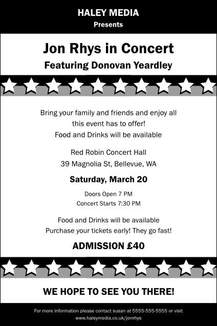 All Purpose Stars Poster Product Front