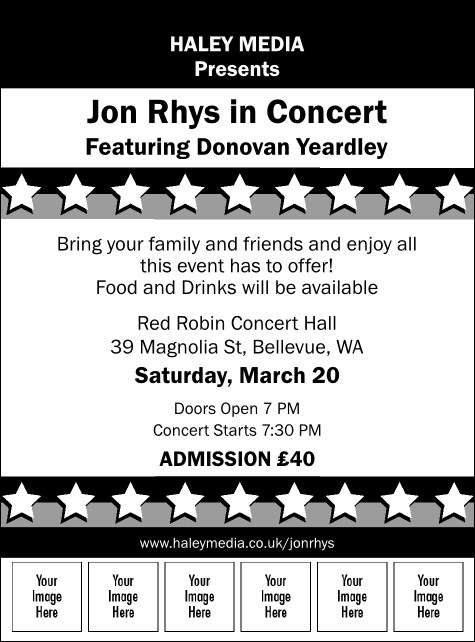 All Purpose Stars Image Flyer Product Front