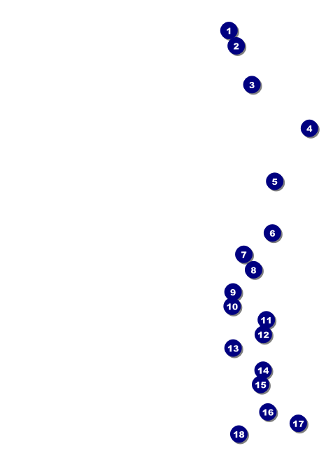 Comedy Spirals Invitation Front Field Markers