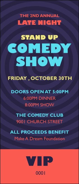 Comedy Spirals VIP Pass
