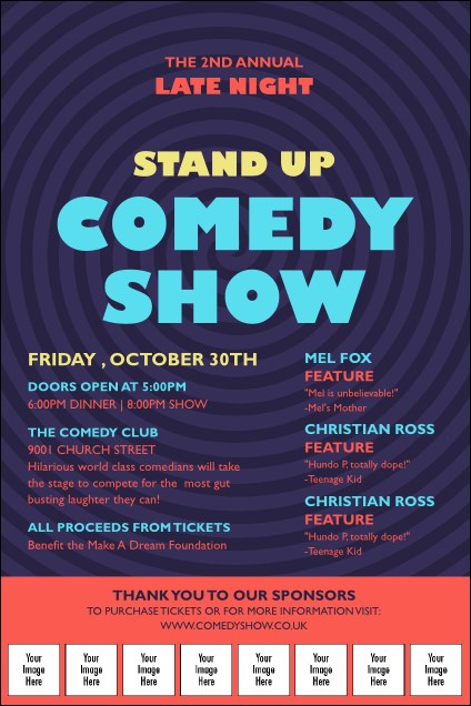 Comedy Spirals Image Poster