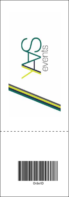 Football Lights Raffle Ticket Product Back