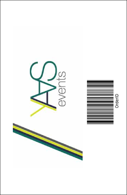 Football Ribbon Drink Ticket Product Back