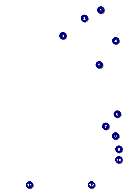 Football Ribbon Drink Ticket Front Field Markers