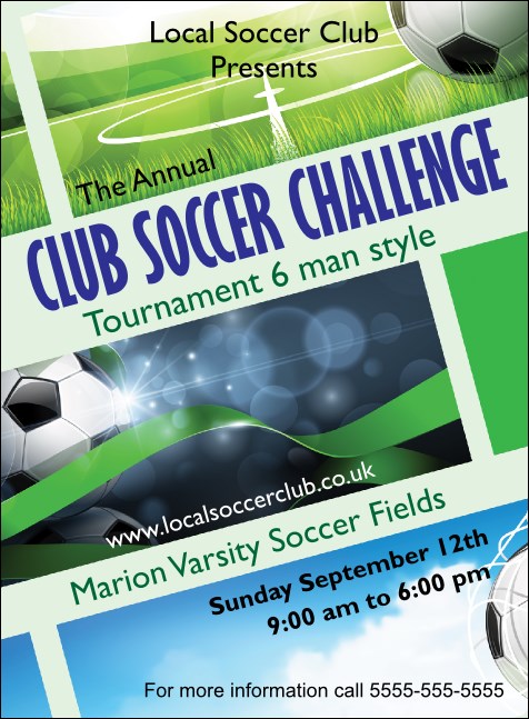 Football Ribbon Invitation Product Front