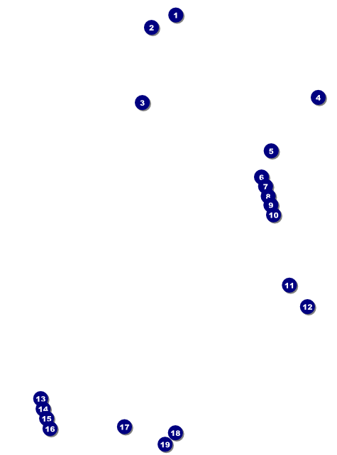 Football Ribbon Flyer Front Field Markers