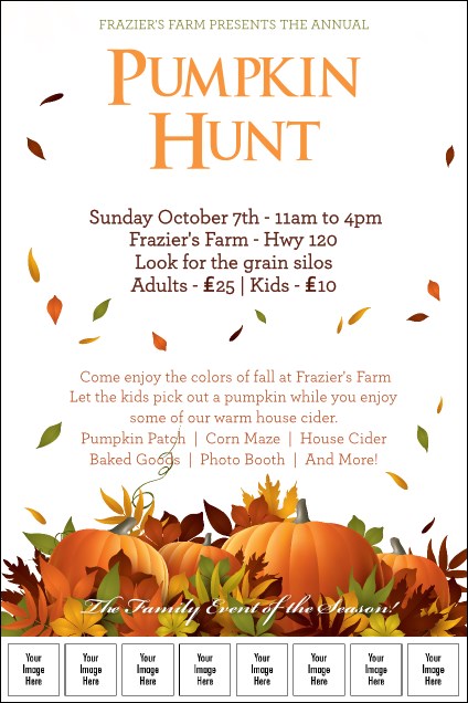 Pumpkin Patch Image Poster Product Front