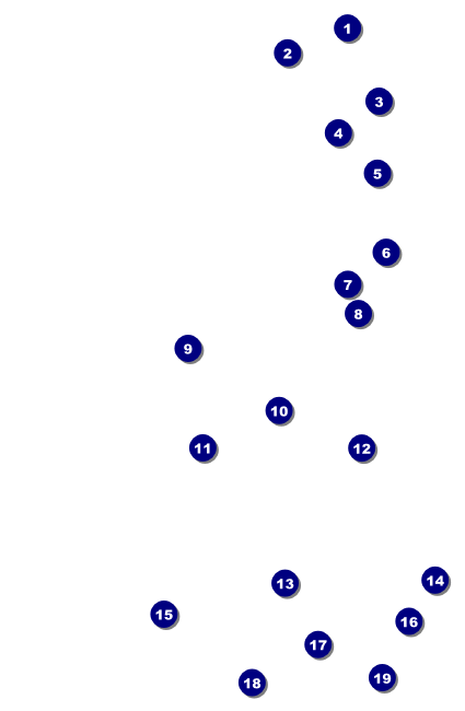 Rugby Stadium Drink Ticket Front Field Markers