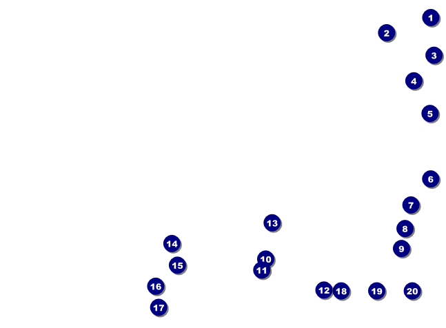 Rugby Stadium Invitation Front Field Markers