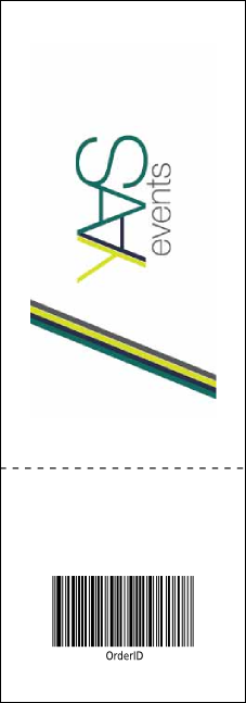 Rugby Stadium Event Ticket Product Back
