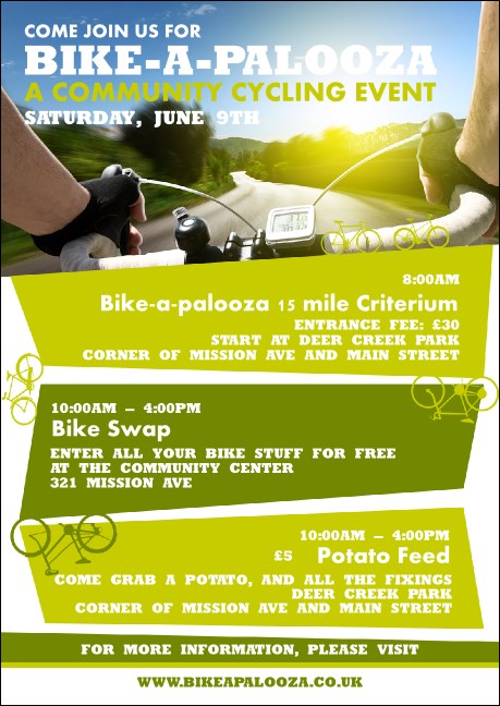 Bike A Palooza Postcard Product Front