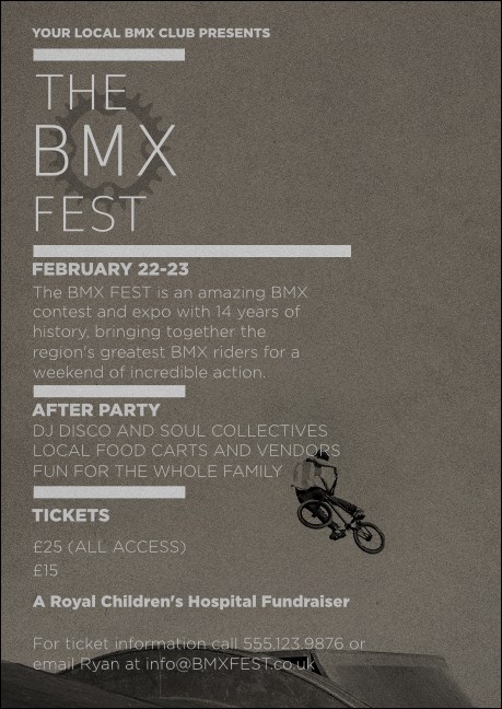 BMX Postcard Product Front