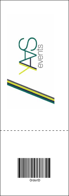 BMX Event Ticket Product Back