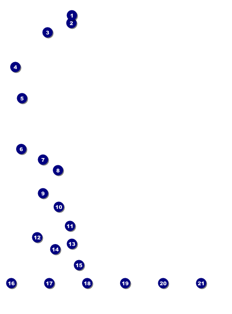 Bucking Bronco Flyer Front Field Markers