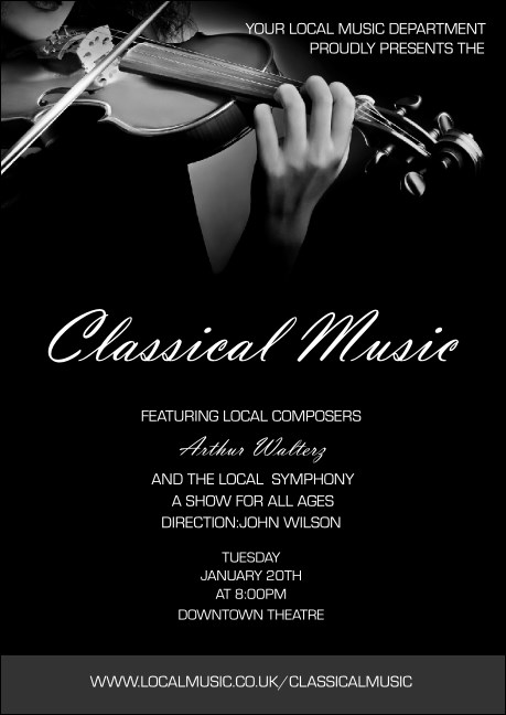 Classical Music Postcard