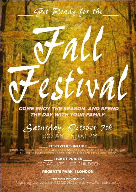 Fall Postcard Product Front