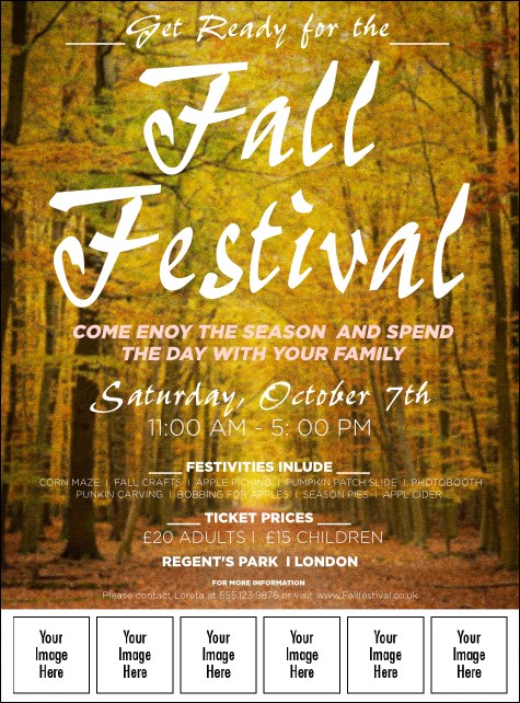 Fall Image Flyer