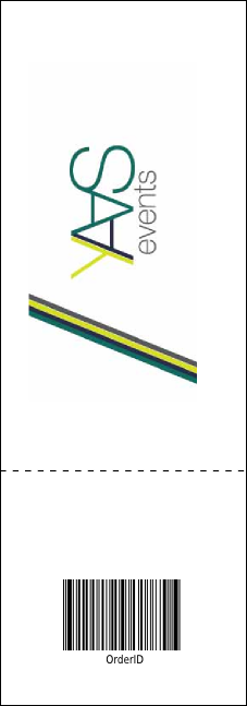 Football Green Raffle Ticket Product Back