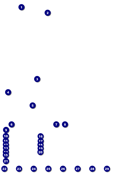 Football Purple Image Poster Front Field Markers