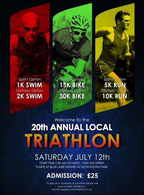 Triathlon Flyer Product Front