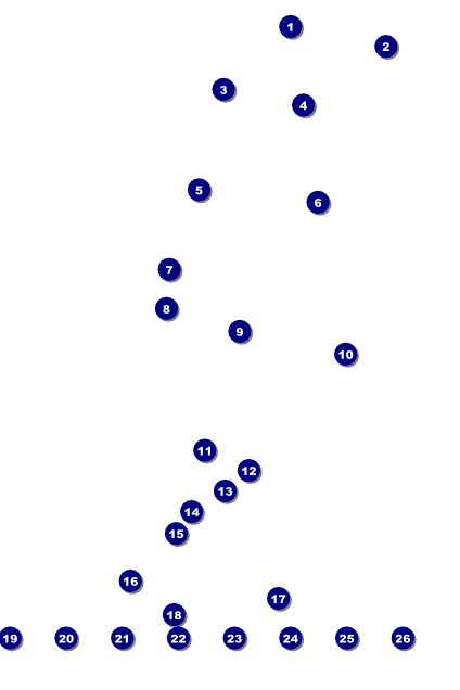 All Purpose Circles Black and White Image Poster Front Field Markers