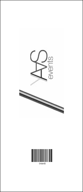 All Purpose  Corners Black and White VIP Pass Product Back