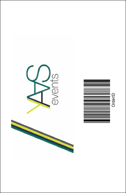 Fall Simple Drink Ticket Product Back