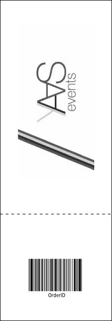 All Purpose Triangles 2 Black and White Raffle Ticket Product Back